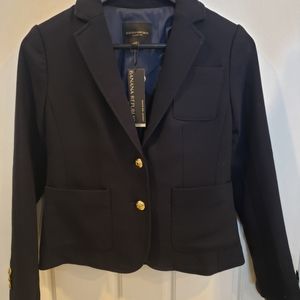 Banana Republic Navy Jacket Petite Size 00
